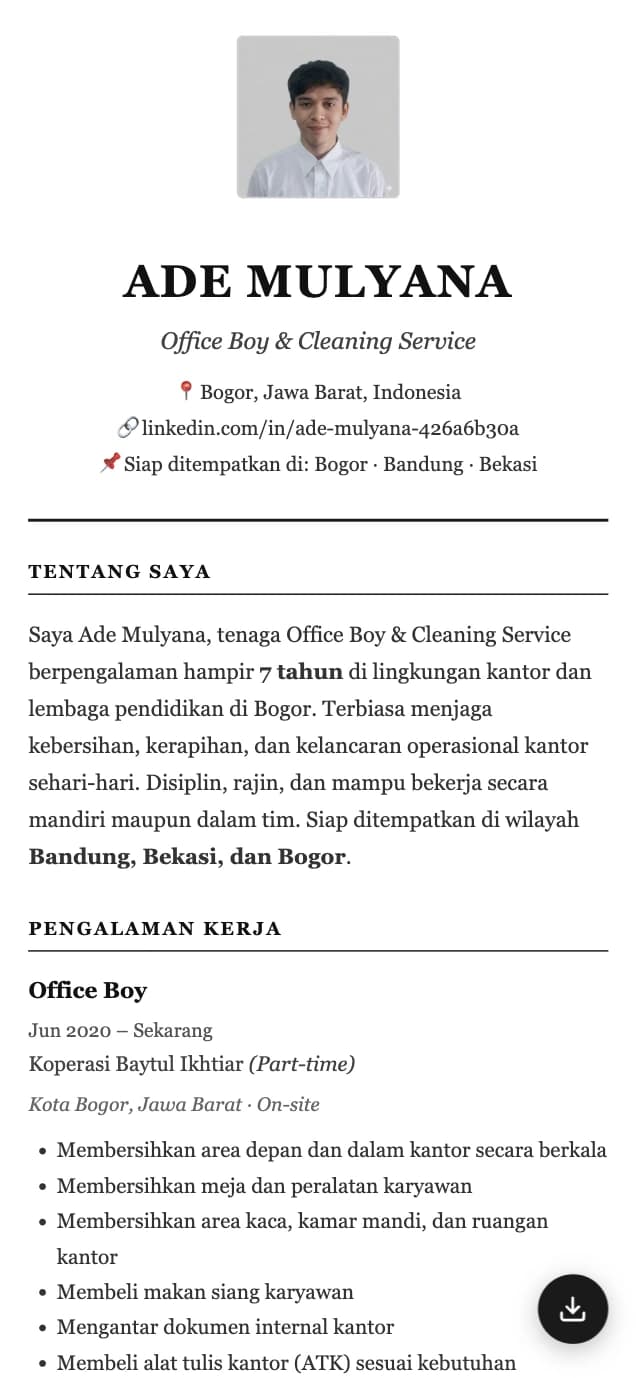 Ade Mulyana detail view